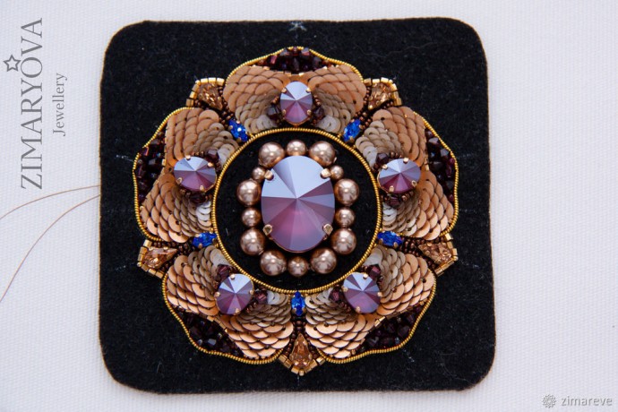 Мастерим брошь-цветок "Flower of the Universe": часть 2 Мастерим брошь-цветок "Flower of the Universe": часть 2