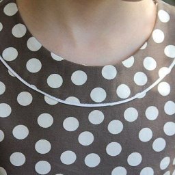 Обработка горловины обтачкой с кантом