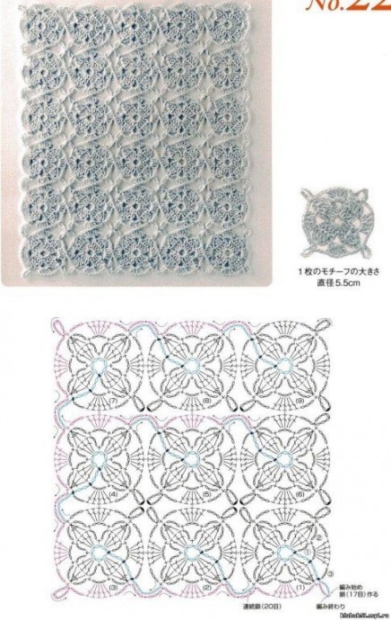 Схемы для безотрывного вязания