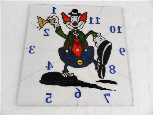 ​Создаем часы "Веселый клоун": часть 3