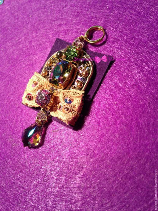 Создаём романтичные серёжки: часть 4