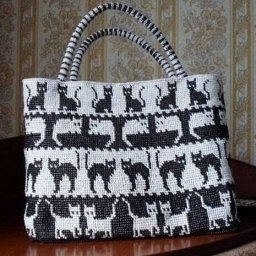 Сумка с кошками