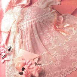 ​Восхитительное нежное платье для девочки в филейной технике крючком