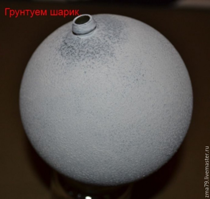 Декорируем новогодний шарик