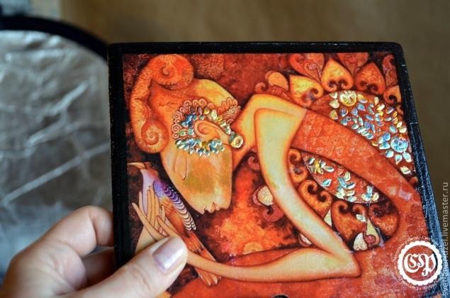 ​Коробка для чая превращается в восточную шкатулку: мастер-класс, часть 2