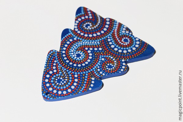 Мастер-класс по точечной росписи новогодних подвесок: часть 3