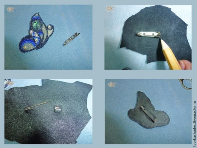 Вышивка бисером и жемчугом: брошь "Холодное лето" Вышивка бисером и жемчугом: брошь "Холодное лето"