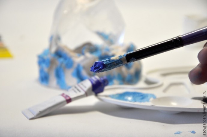 Создаём интерьерную статуэтку из стекла и гипса "Айсберг": часть 2 Создаём интерьерную статуэтку из стекла и гипса "Айсберг": часть 2