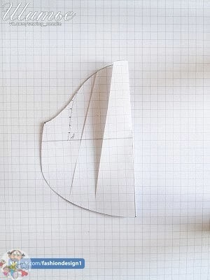 Как строить выкройку для кошельков с фермуарами