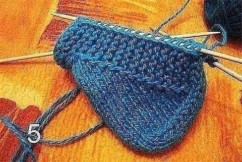 Вяжем тапочки без швов