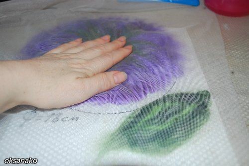 ​Мастер-класс по валянию цветка "Вьюнок": часть 2