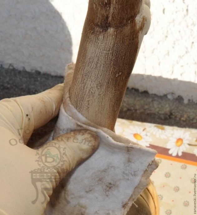 Покраска стула с использованием патины и воска: часть 2 Покраска стула с использованием патины и воска: часть 2