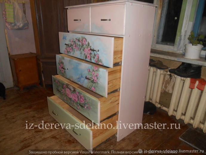 Ремонт деревянного комода: часть 1