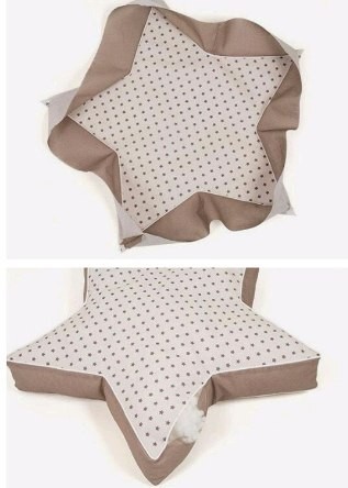 Шьём интерьерную подушку-звезду