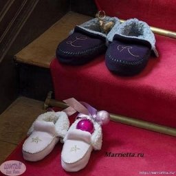 ​Тёплые домaшние тапочки