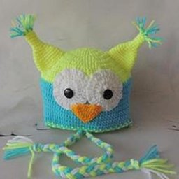 ​Вяжем шапочку "Совушка": часть 2