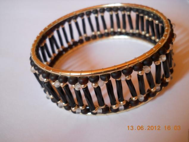 Ажурный браслет "Бабочки": часть 4