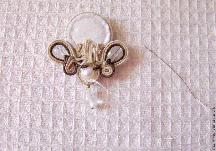 Создаем нежный кулон "English rose": часть 3 Создаем нежный кулон "English rose": часть 3