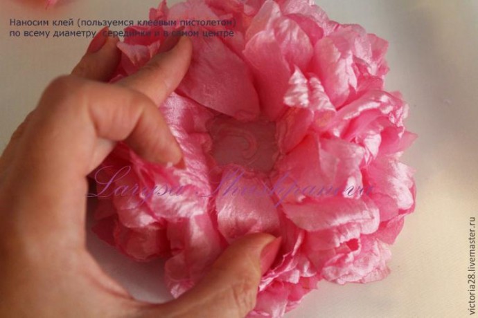 Создание пышного роскошного пиона: часть 4
