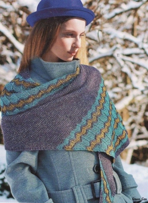 Бактус с разноцветным узором