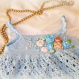 Вышивка атласными лентами: роза