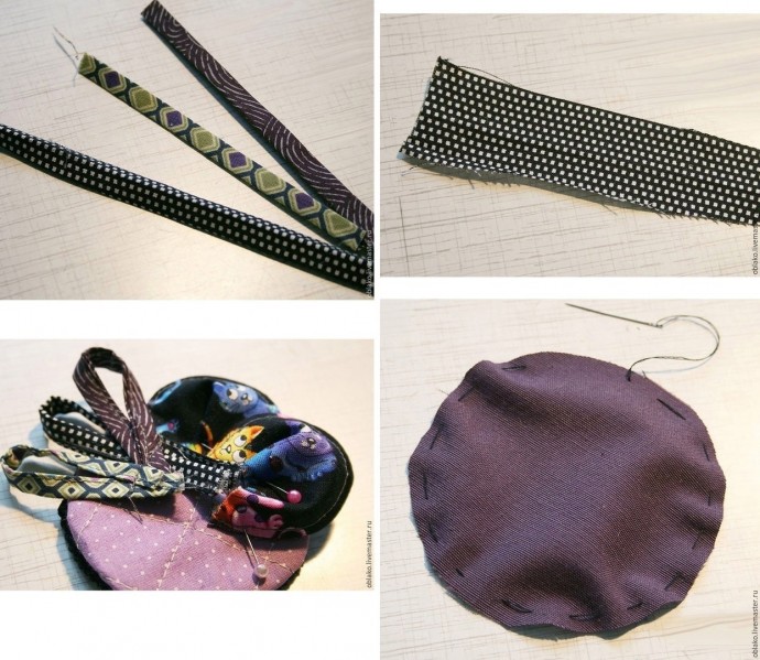 ​Мастерим брошь из остатков ткани