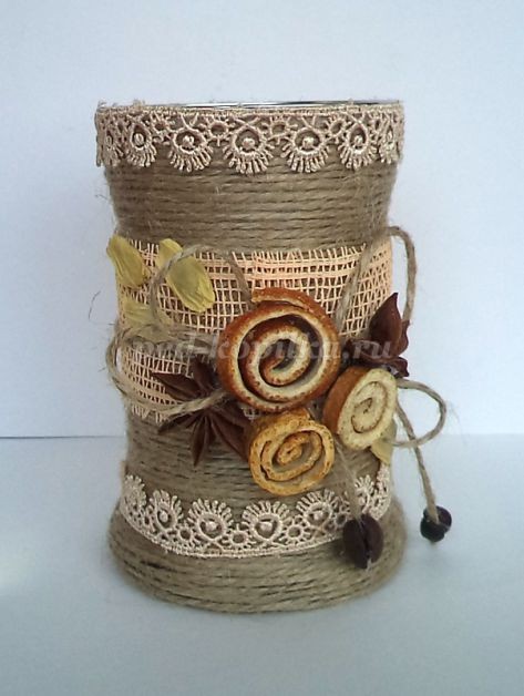 ​Подставка для канцелярских принадлежностей своими руками: мастер-класс, часть 2