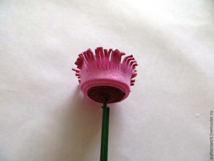 Гербера из фоамирана: часть 4