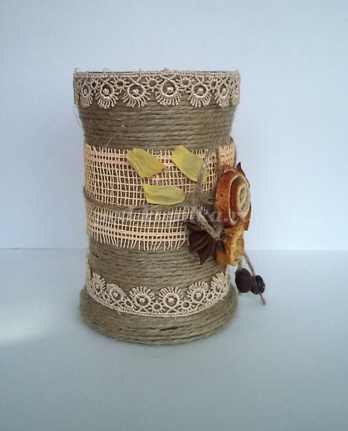 ​Подставка для канцелярских принадлежностей своими руками: мастер-класс, часть 2