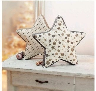 Шьём интерьерную подушку-звезду