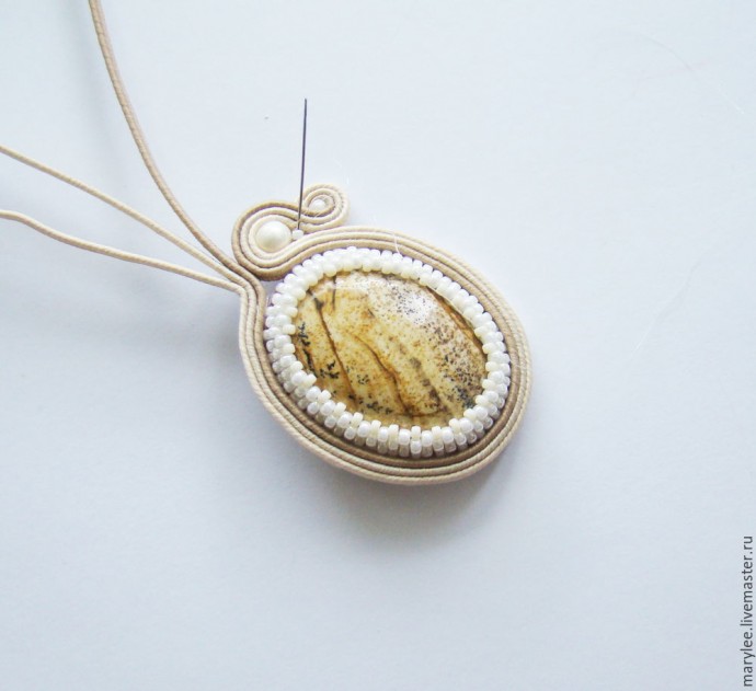 Создаем сутажную брошь "Карибы": часть 2