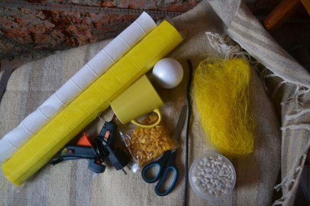 ​Топиарий из гофрированной бумаги