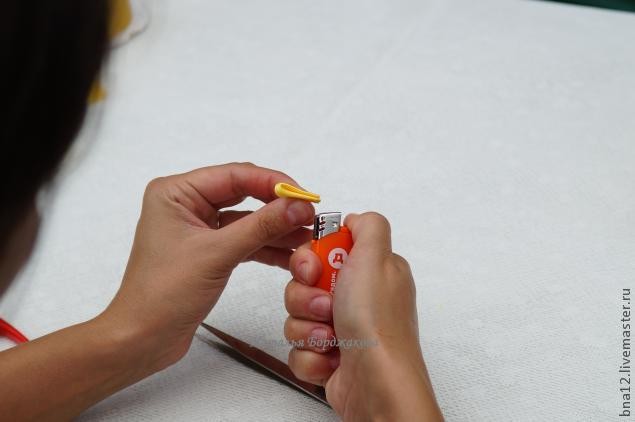 Учимся делать узкий лепесток в технике канзаши: часть 3