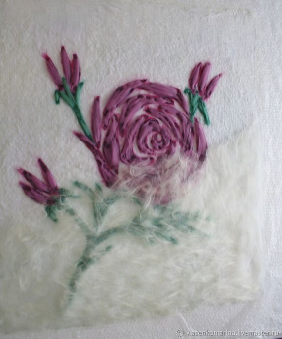 Валяем снежную розу: часть 2 Валяем снежную розу: часть 2