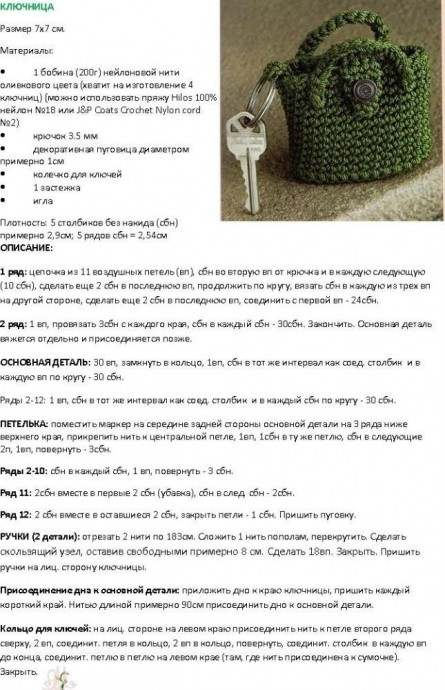 ​Брелок в виде сумочки