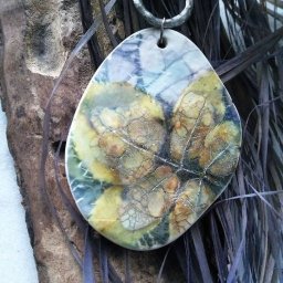 Имитация батика на полимерной глине