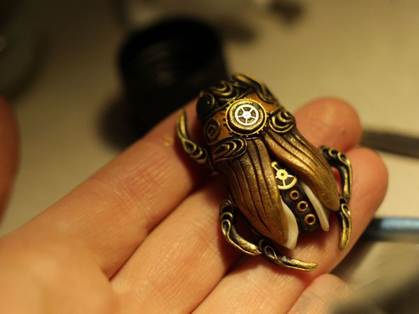 ​Лепим жука в стиле steampunk: часть 2