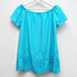 ​Лёгкая в пошиве блузка по простой выкройке