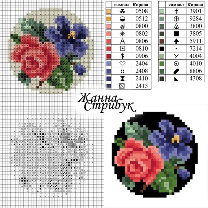Микро вышивка