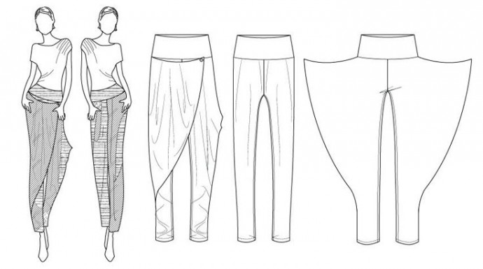 ​Моделирование разных фасонов брюк