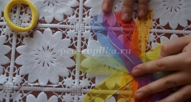 ​Резинка для волос из капроновых лент