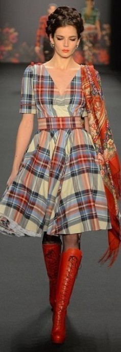 Учимся шить из ткани в клетку