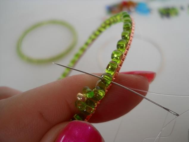 Ажурный браслет "Бабочки": часть 3