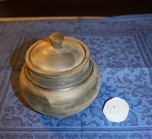 ​Искусственное состаривание "Горшочек для хранения": часть 1