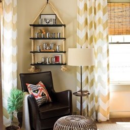 Как сделать полку на веревках