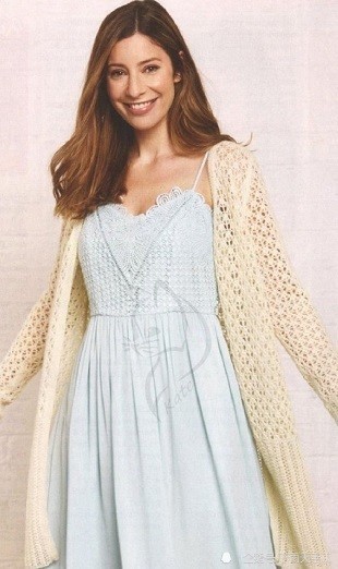 Кардиган с ажурным узором Кардиган с ажурным узором