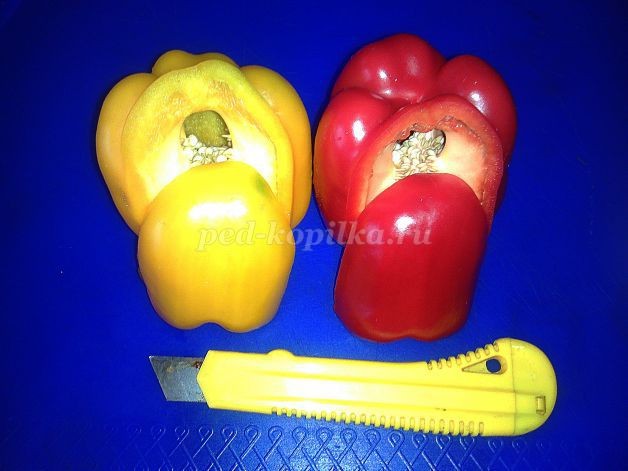 Композиция из овощей "Цветочный калейдоскоп": часть 2