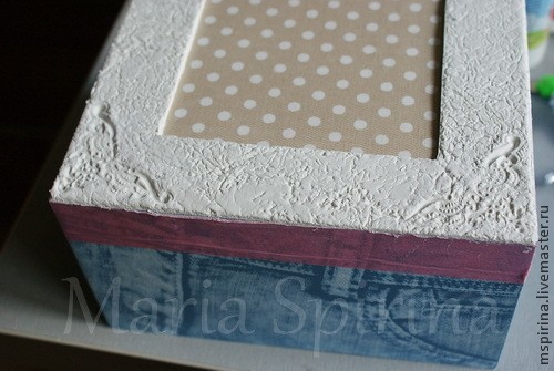 Декорирование шкатулки а-ля бохо: часть 2