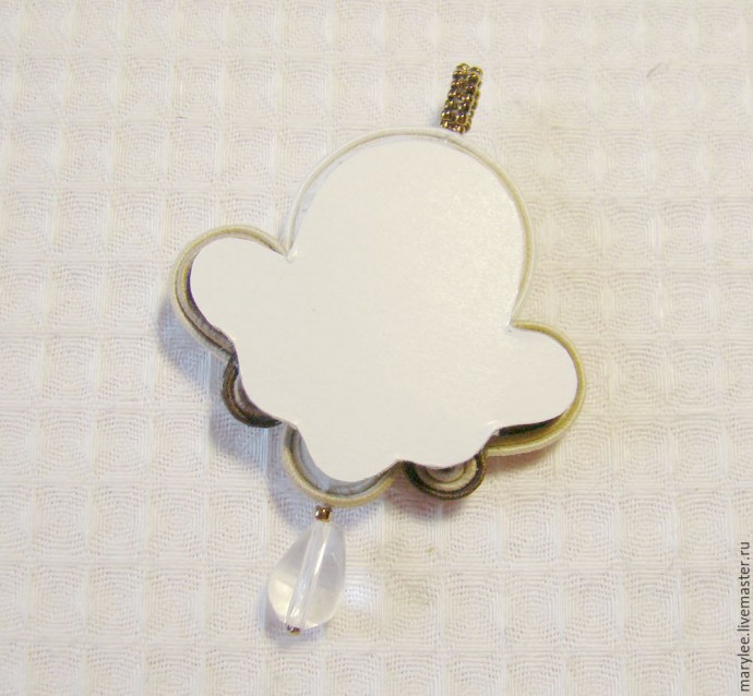 Создаем нежный кулон "English rose": часть 3 Создаем нежный кулон "English rose": часть 3