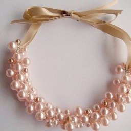 Нежное ожерелье из искусственного жемчуга